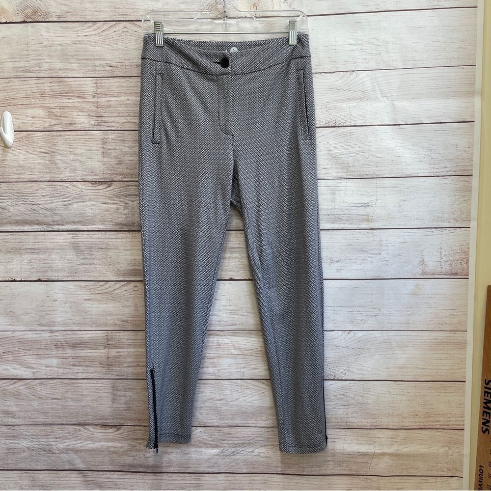 BETABRAND KNIT PANTS WITH ZIPPERS AT ANKLES‎